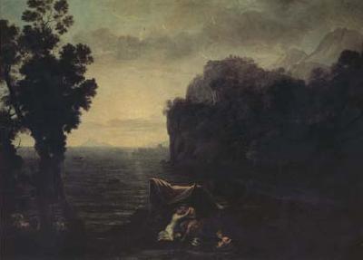 Claude Lorrain Coast Scene with Acis and Galatea (mk17)